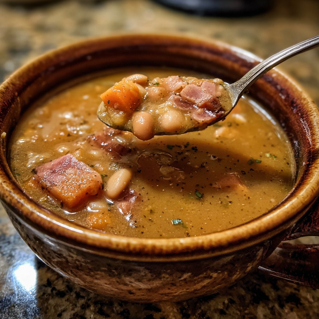 Thick & Hearty Ham and Bean Soup