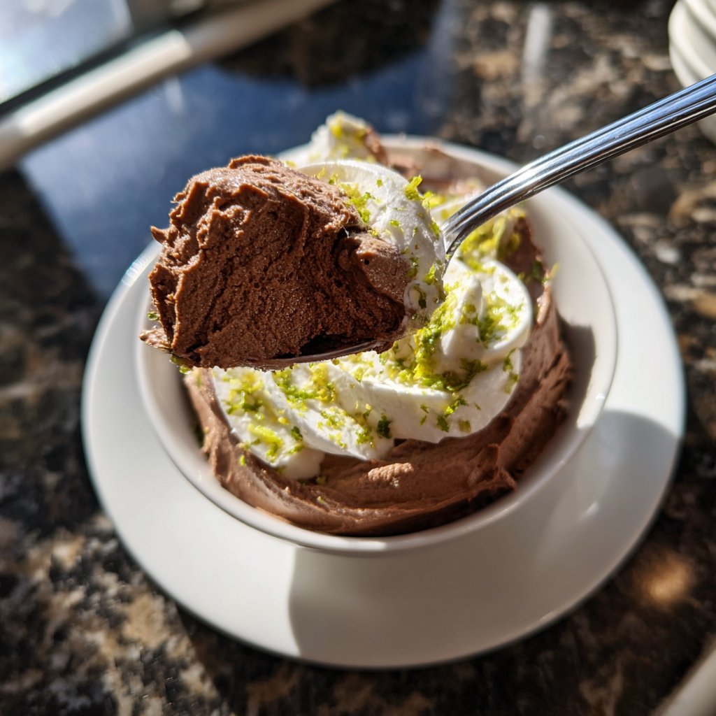 Lemon-Lime Chocolate Mousse