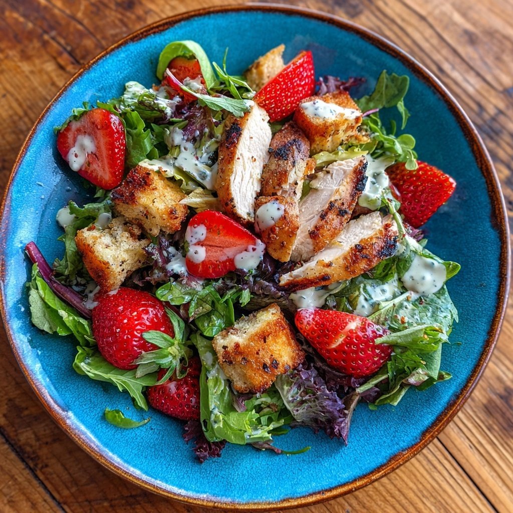 Savory Strawberry Chicken Salad