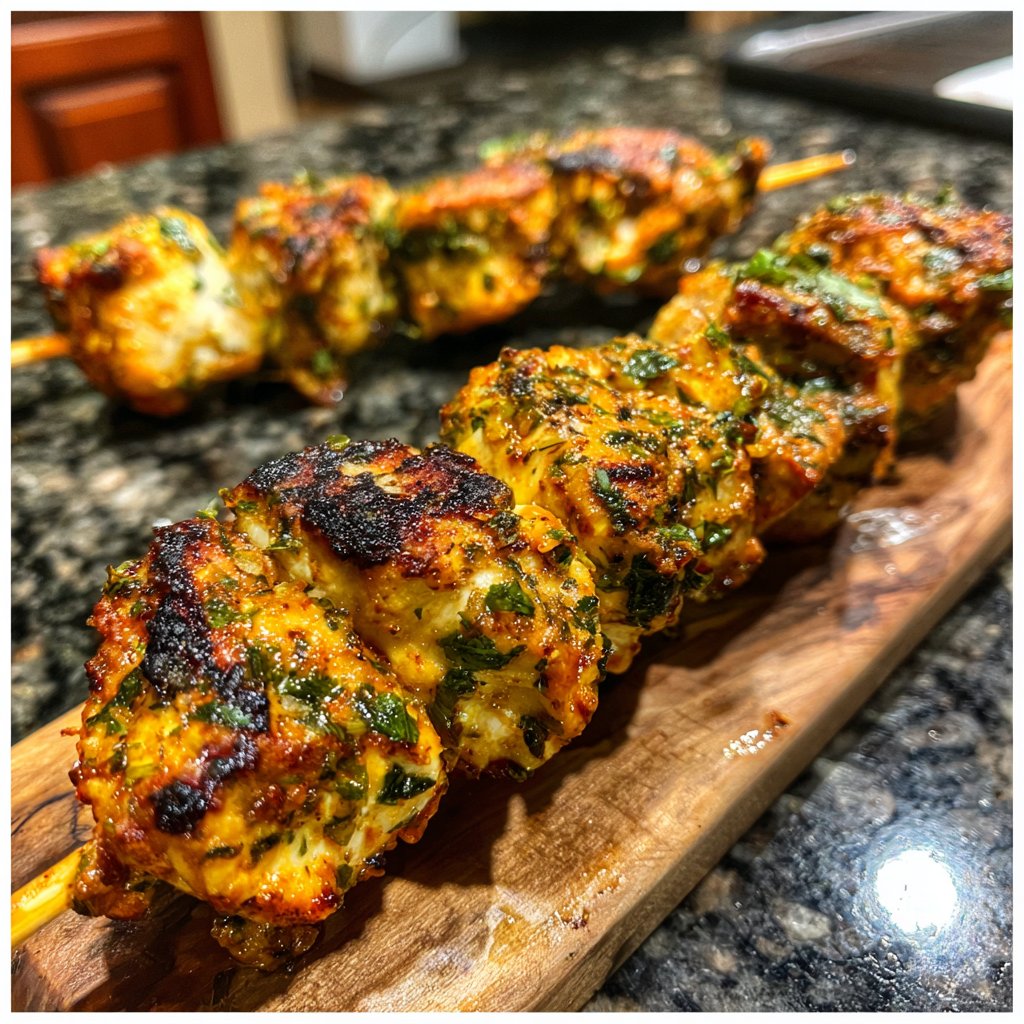 Chili Lime Chicken Skewers