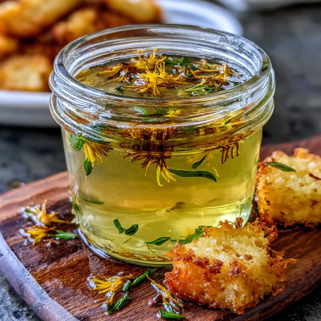 Simple Dandelion Infused Oil