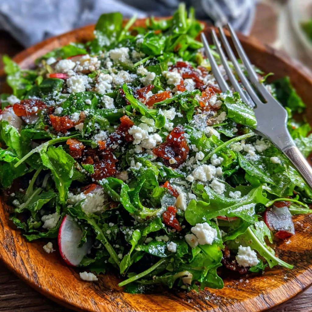 Spring Spinach and Arugula Salad