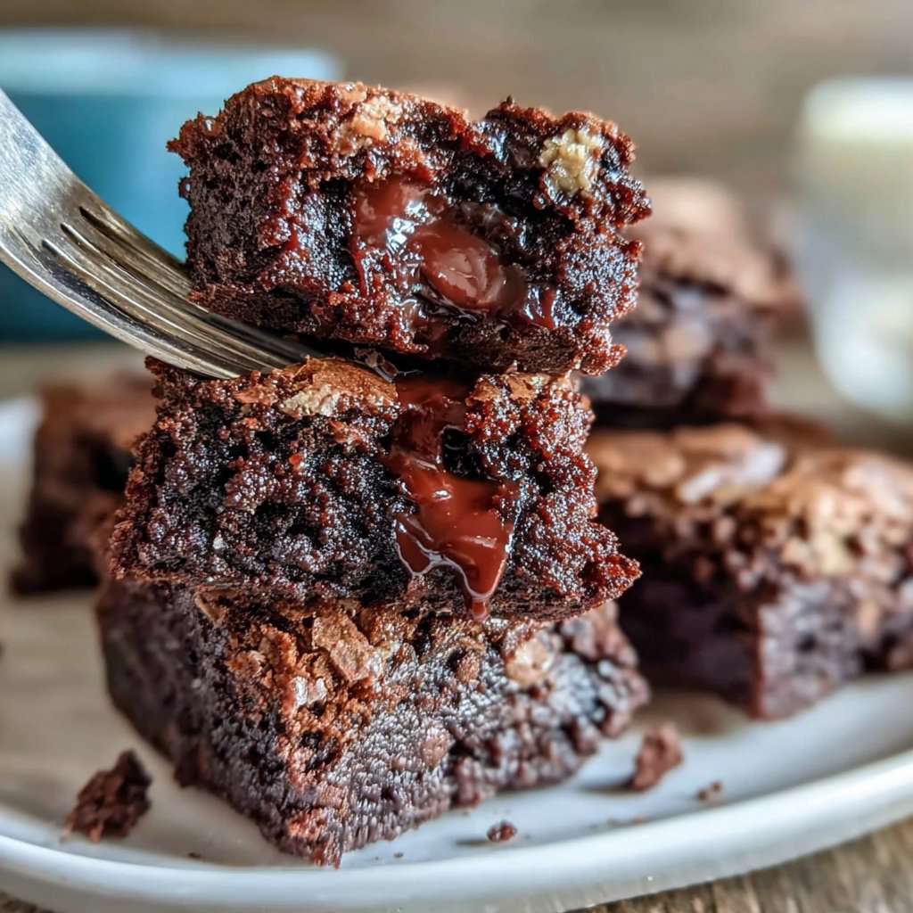 Decadent Chocolate Swirl Brownies